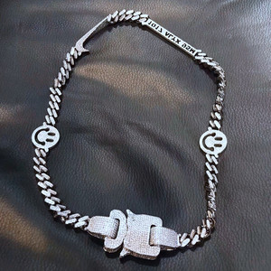 原创1017 alyx项链 镶钻 hero chain英雄机能锁 项链 9sm