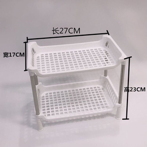 塑料架子厨房多层桌面置物收纳小号简易小型迷你功能家用家庭桌上