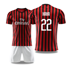 ac米兰球衣19-20主场卡卡22号足球服套装男成人儿童比赛训练队服