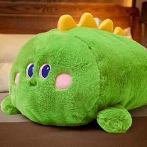 绿色恐龙抱枕女生睡觉网红超软可爱娃娃玩具女孩毛绒公仔男生玩偶