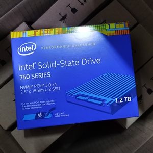 intel/英特尔750 800g 1.2t u2接口mlc固态硬盘 ssdpe2mw012t4m2