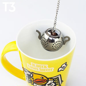 创意304不锈钢滤茶器茶漏办公室茶滤泡茶神器 茶叶过滤可爱隔茶球
