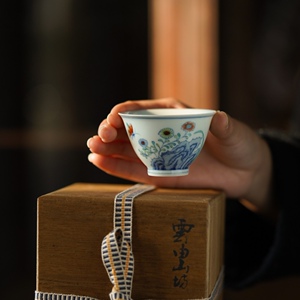 500人付款天猫景德镇珐琅彩向阳花三才盖碗白瓷薄胎扒花茶具中式泡茶