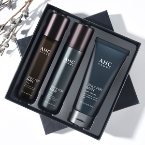 韩国ahc男士水乳三件套护肤水乳洗面奶套盒套装深层清洁控油祛痘