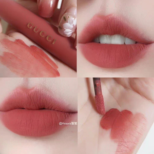 gucci/古驰新品哑光金管云雾唇釉 208#情倾阿根廷 蒸汽啵唇膏