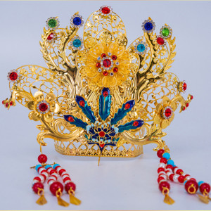 九凤冠五凤 国潮帽子 凤冠霞帔 定做菩萨神像帽16人付款93