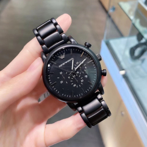 001人付款淘宝代购专柜正品阿玛尼手表男armani 黑色陶瓷表带石英腕表