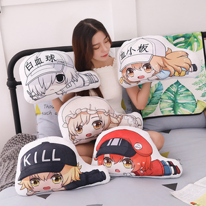 双面q版抱枕工作细胞周边动漫红细胞白细胞血小板红血球毛绒玩具