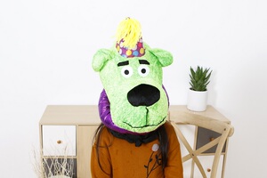 大熊帽儿童成人卡通创意活动表演服装道具头饰搞怪创意帽可爱头套