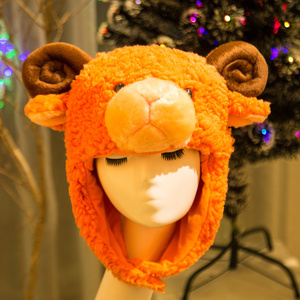 绵羊帽可爱动物头饰道具头饰儿童表演帽卡通头饰幼儿园表演头饰
