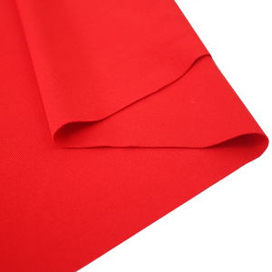 半米价 大红色直贡呢弹力针织布料打底衫泳装裙子t恤弹性服装面料