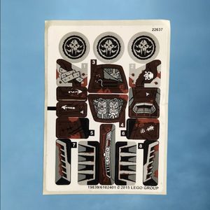 lego 乐高正品 气功传奇系列 70228 风行鹫的攻击战斗机19839贴纸