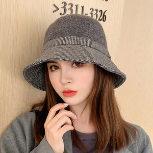 帽子女秋冬百搭时尚洋气女士妈妈冬季加绒保暖新款2020韩版渔夫帽