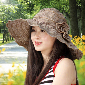 帽子女款夏季遮阳防晒防紫外线韩版新款女士夏季洋气时尚太阳凉帽
