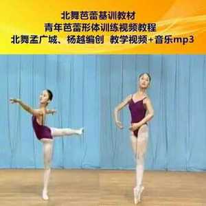 北京舞蹈学院教材基训教材集体芭蕾舞形体训练芭蕾青年视频音乐二下语文第三教学单元备课图片