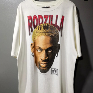 罗德曼dennis rodman头像印花短袖男慵懒风复古宽松t恤雾都记忆旗舰