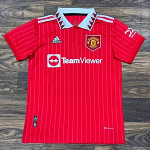 22-23赛季红魔曼联新款c罗 卡瓦尼 桑乔球衣弗雷德足球服比赛队服