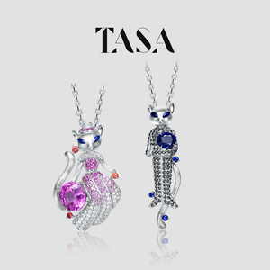 黑玛瑙胸针吊坠两用款 18k黄金钻石镶嵌 萌宠系列定制塔莎珠宝