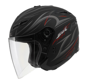 SOL踏板摩托車頭盔SO-1 DERK雙鏡片帶LED燈組合式全盔送下巴半盔