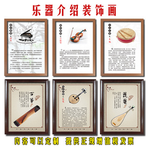 天猫748海报印制展板写真喷绘78西洋乐器介绍之钢琴简介挂图0人付款