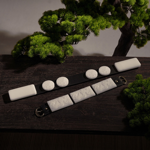 【流烟昔泠-灵犀】原创汉服配饰浮雕玉革带圆领袍腰带飞鱼服