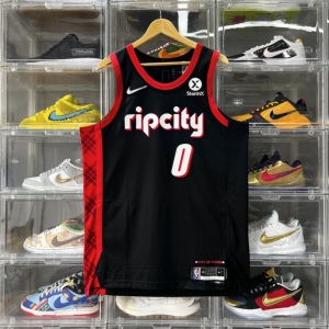 【堂堂】nike nba 开拓者队 75周年城市版 利拉德 au 球员版球衣