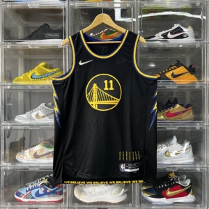 【堂堂】nike nba 金州勇士 75周年城市版 汤普森 sw 球迷版球衣