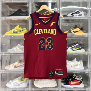 【堂堂】nike nba 骑士队 17-18赛季标志版 詹姆斯 au 球员版球衣_阿