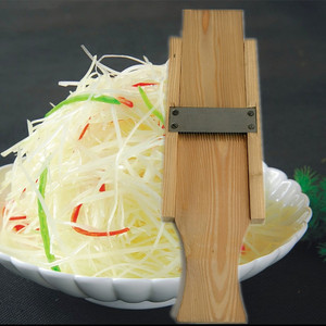 老式擦丝器细丝实木土豆切丝器刨丝器擦丝器厨房用姜丝擦切菜 2mm