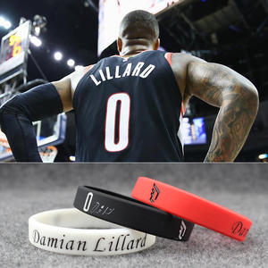 开拓者利拉德签名手环nba篮球运动球星绝杀看手表 利指导硅胶腕带