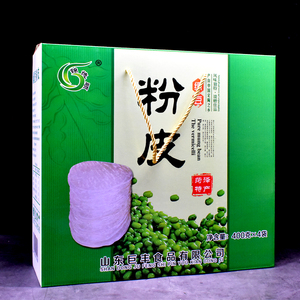 山东菏泽定陶特产绿豆粉皮干货圆形大粉皮凉拌炖火锅1600g礼盒装