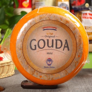荷兰进口琪雷萨goudacheese原味高达干酪约4.5kg车轮黄波芝士奶酪