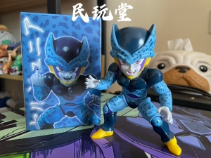 龙珠z 蓝色 沙鲁 小沙鲁 动漫gk手办车载摆件模型礼物一番赏 国产