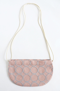 自制 铃鼓刺绣小挎包 单肩月牙包 女包mina perhonen coupe bag