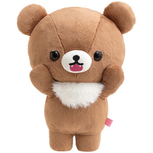 日本san-x轻松熊rilakkuma 森林蜜蜂 基本款m号小棕熊公仔