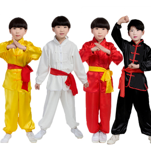 六一儿童武术太极练功服幼儿园表演服装男女少儿功夫演出服长短袖