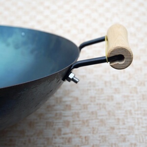 双耳锅防烫把手木