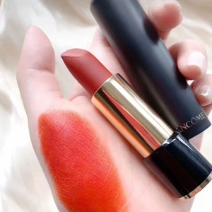 兰蔻口红196朱砂橘现货