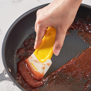 日本km硅胶刮刀锅盘清洁刮厨房烘焙奶油涂抹刀抹酱刀食品级耐高温
