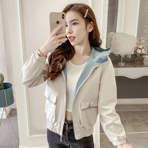 风衣小个子女外穿修身时尚显高显瘦150cm145矮穿搭春季短款外套xs