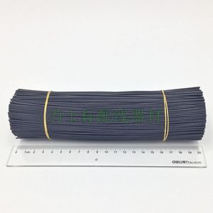 0.7黑色圆扎丝 长度200mm数量1000根电镀锌铁丝园林绑葡萄藤