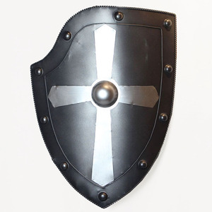 洛威中世纪铁艺十字盾牌欧式酒吧餐厅海盗船墙壁饰品复古创意推荐