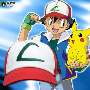 猫老师cos小智帽子同款神奇宝贝鸭舌帽宠物小精灵宝可梦gopokemon