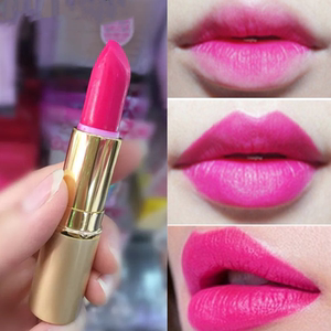 芭比粉玫红色口红滋润玫紫色梅子色玫粉色持久显白珠光人鱼姬抖.