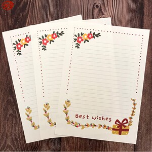 玩物得字原创手绘信纸信封套装情书表白文艺复古生日手写书信礼物