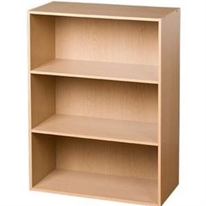 小型简易三层空柜小书柜书架储物收纳柜置物架组合落地柜子木质