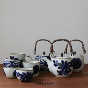 现货 日本进口 马场商店 BARBAR 波佐见烧 陶瓷茶壶 猪口 煎茶杯