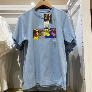 满3件包邮 优衣库 男装 andy warhol联名印花t恤(短袖) 446067