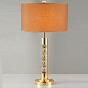 耀马设计师现代后现代简约客厅卧室水晶创意床头灯金属立体台灯
