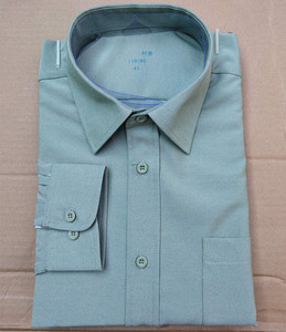 新款正装军绿春秋常服内衬长衬衣橄榄绿透气男款夏常长袖短袖衬衫